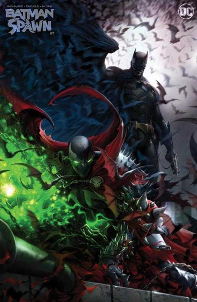 Batman Spawn #1 One Shot Comic Book - Francesco Mattina Variant Cover E | DC Comics & Image Crossover | Collectible for Fans & Display