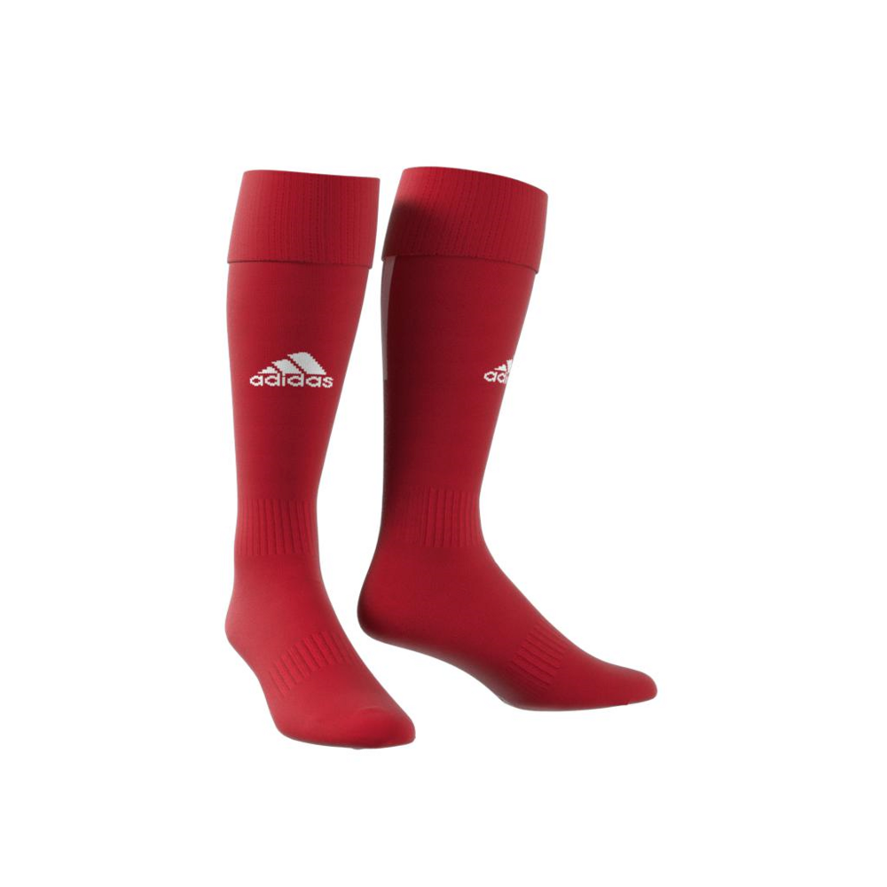 Adidas Santos 18 Soccer Socks - Red & White Football Crew Socks for Men & Women - Perfect for Training, Matches & Sports Performance