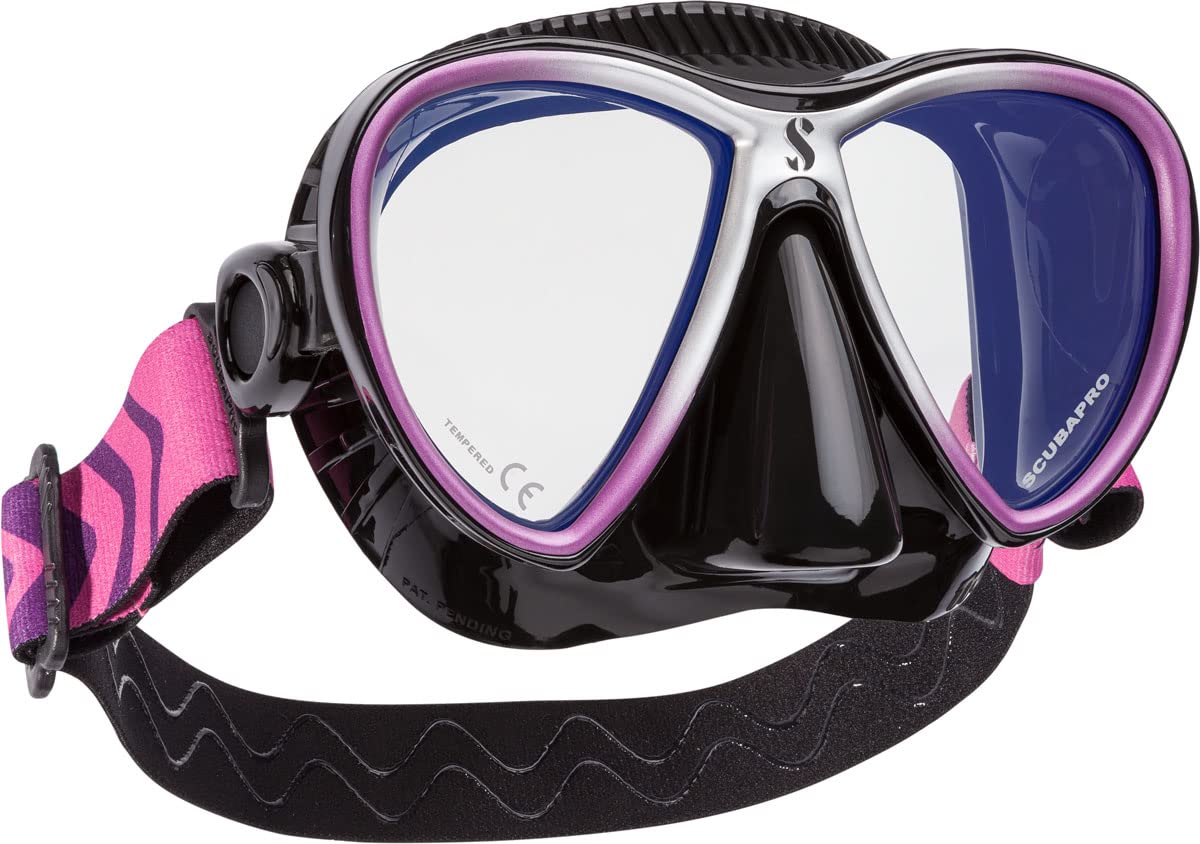 SCUBAPRO Synergy Twin Dive Mask - Premium Scuba Diving Mask for Comfort & Wide Vision - Perfect for Snorkeling, Spearfishing & Underwater Photography