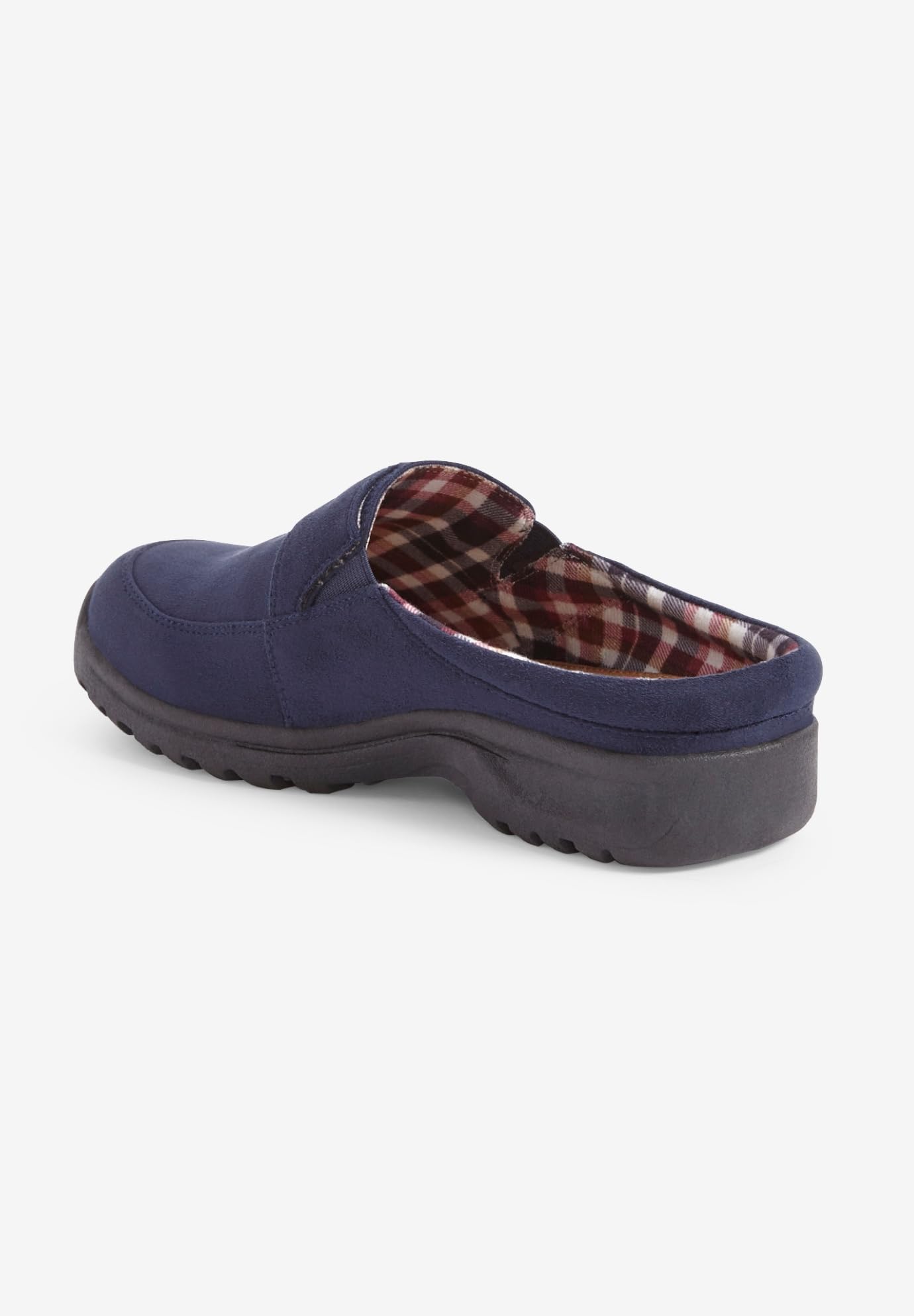 Comfortview Women's Wide Width Joy Mule Slippers - Soft House Shoes for Relaxing at Home, Lounging & Indoor Comfort