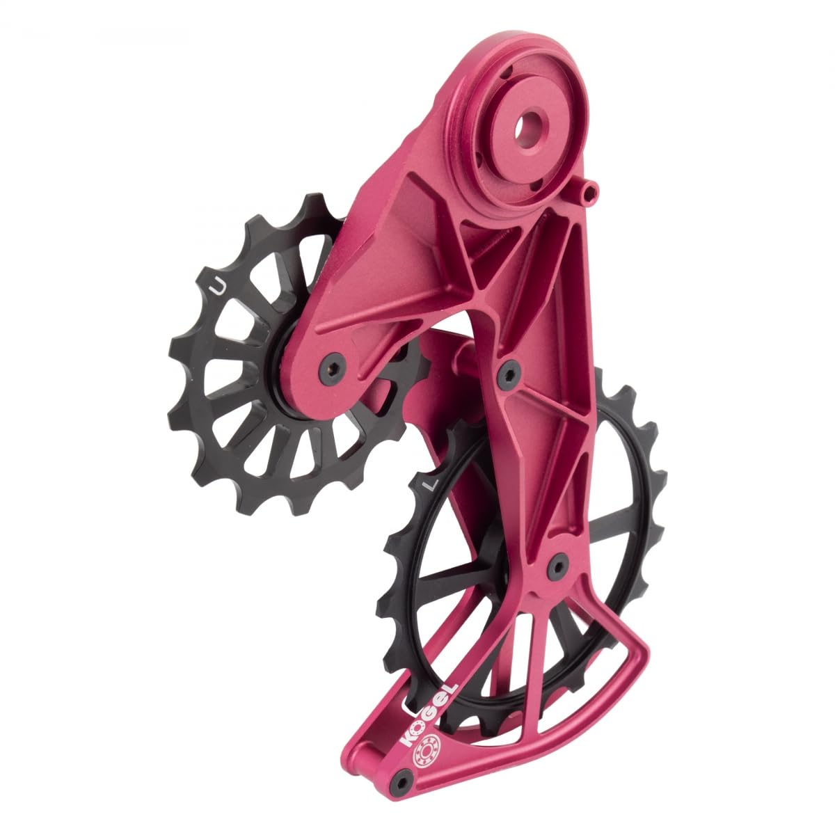 Kogel Bearings Derailleur Pulley Kolossos with Inner Cage for SRAM Eagle AXS Red - High Performance Bike Bearing Upgrade - Perfect for MTB, Road & Gravel Cycling