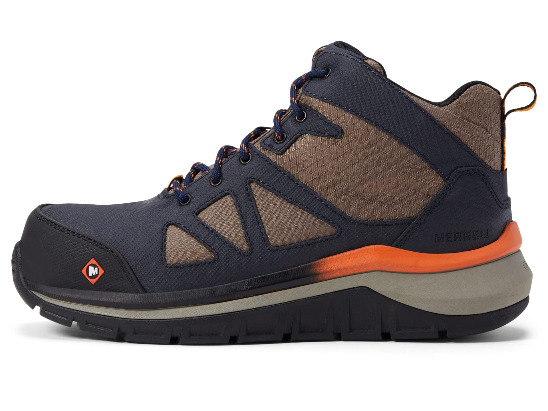Merrell Men's Fullbench Speed Mid Carbon Fiber Hiking Boot - Lightweight & Durable for Outdoor Adventures & Trail Running