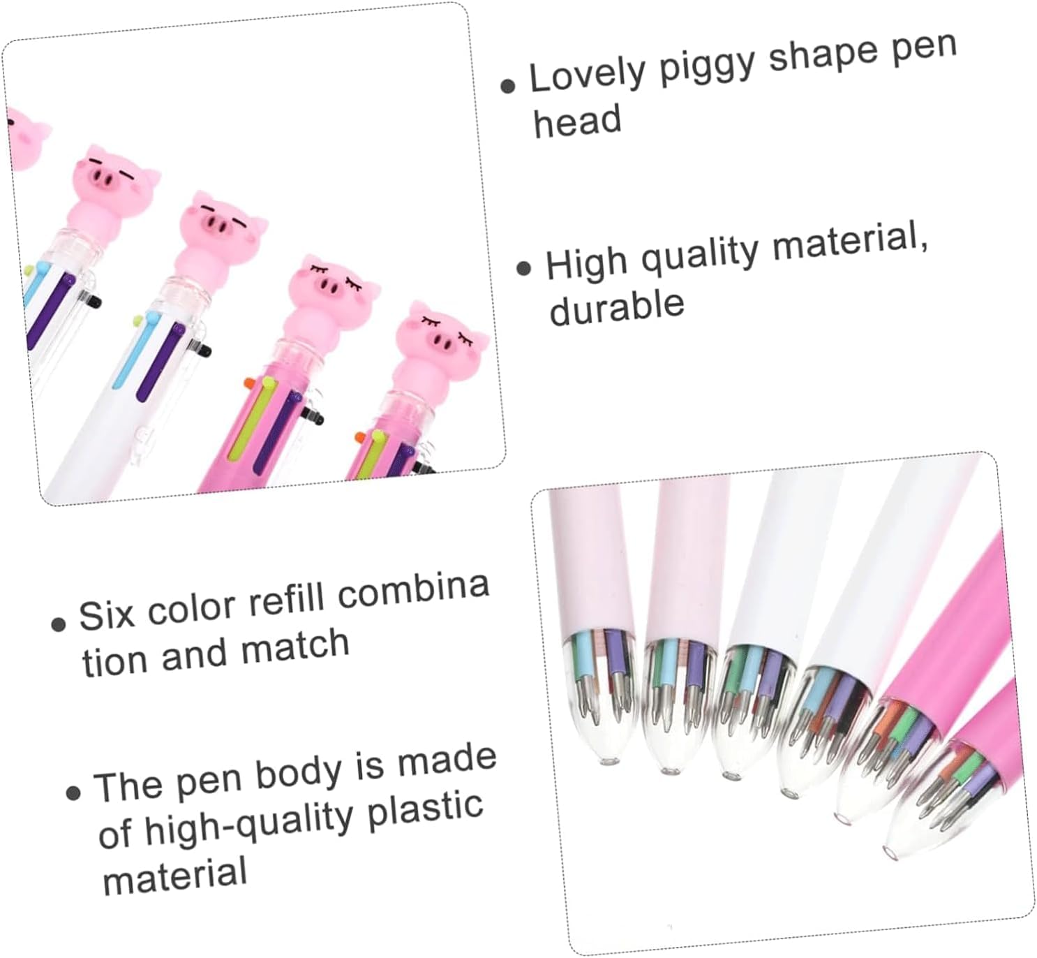 12-Color Gel Pens Set - Smooth Writing Retractable Ballpoint Pens with Quick-Drying Ink for School, Office & Art Projects - Perfect for Note Taking, Journaling & Creative Drawing