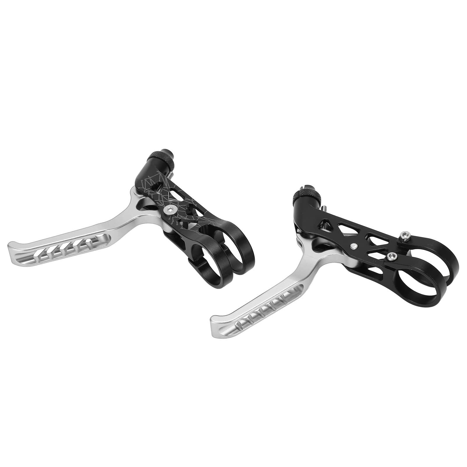 Premium Aluminum Alloy Mountain Bike Brake Levers - Lightweight Hollow Design for 3sixty MTB | Durable Brake Handles for Trail Riding & Downhill Cycling