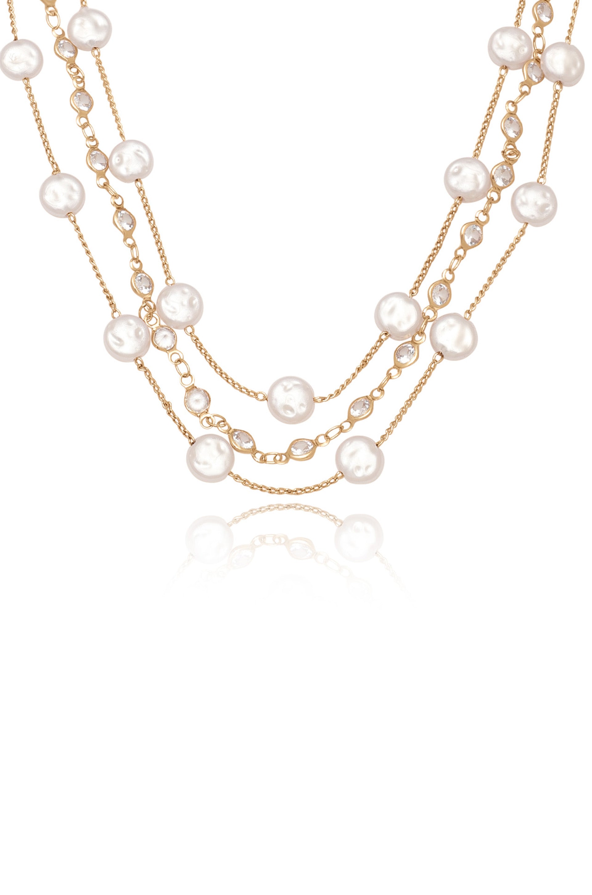 Elegant Dressed in Pearls Layered Necklace for Women | Vintage Pearl Choker & Pendant Necklace | Perfect for Weddings, Parties & Special Occasions