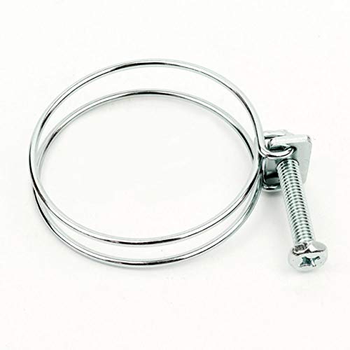 Big Horn 11720PK 2-Inch Wire Hose Clamp - 45-Piece Pack for Automotive, Plumbing & Marine Applications