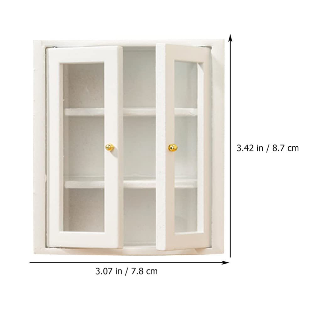 Miniature Wooden Cabinet Model - Tiny Dollhouse Furniture for Kitchen & Home Decor | Perfect for DIY Miniature House, Dollhouse Accessories & Collectible Displays