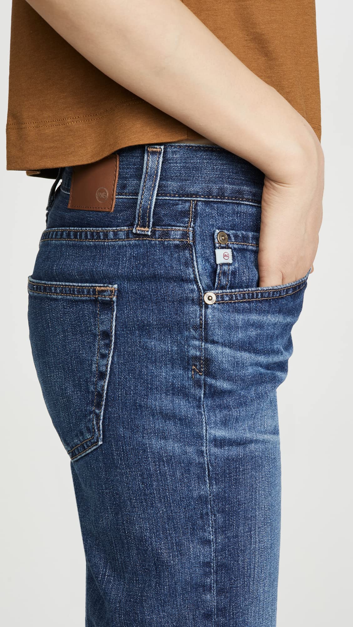 AG Adriano Goldschmied Women's Ex Boyfriend Slim Jeans - High Waisted Distressed Denim Pants for Casual Wear & Night Out | Perfect for Everyday Style and Date Nights