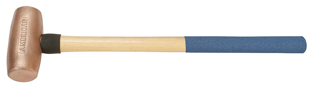 AM10CUWG Heavy Duty Sledge Hammer with Hard Hickory Wood Handle, Handle Guard & Non-Slip Friction Paint – Perfect for Construction, Demolition, and Blacksmithing Work