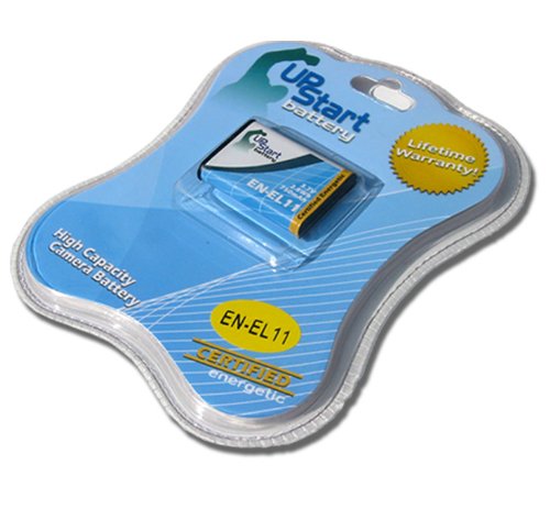 Nikon EN-EL11 Battery & Charger Kit - 750mAh for Coolpix S550 - Travel & Home Use