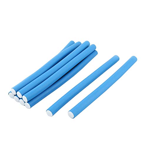 STORE99® Women's Perm Hair Rollers Set - 9 Pcs Sponge Curlers for Long & Short Hair - Heatless Curling Rods for Natural Waves (Blue) - Perfect for Home Styling & Salon Use