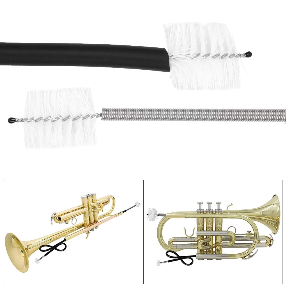 Vbestlife Smooth Soft French Horn Cleaning Brush Kit - Professional Instrument Cleaning Tool for Musicians | Perfect for Brass Maintenance & Orchestra Use