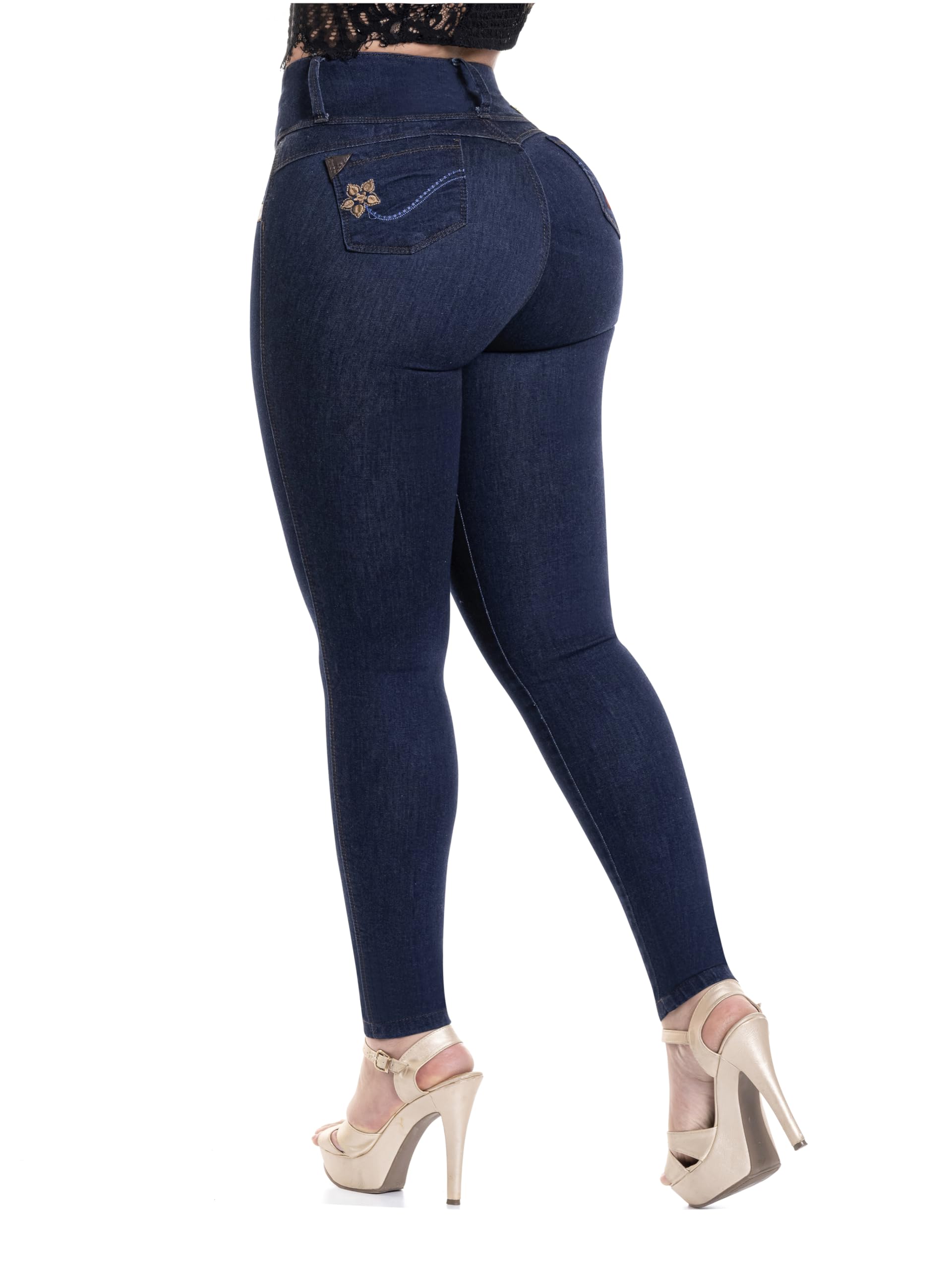 LT.ROSE Butt Lifting Jeans for Women - High Waisted Colombian Jeans for Night Out