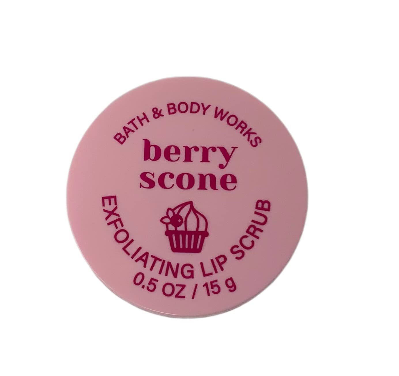 Exfoliating Lip Scrub with Berry Scone Flavor - 0.5 oz / 15 g - Hydrating & Gentle Lip Care for Dry, Chapped Lips - Perfect for Winter Skincare & Pre-Lipstick Prep