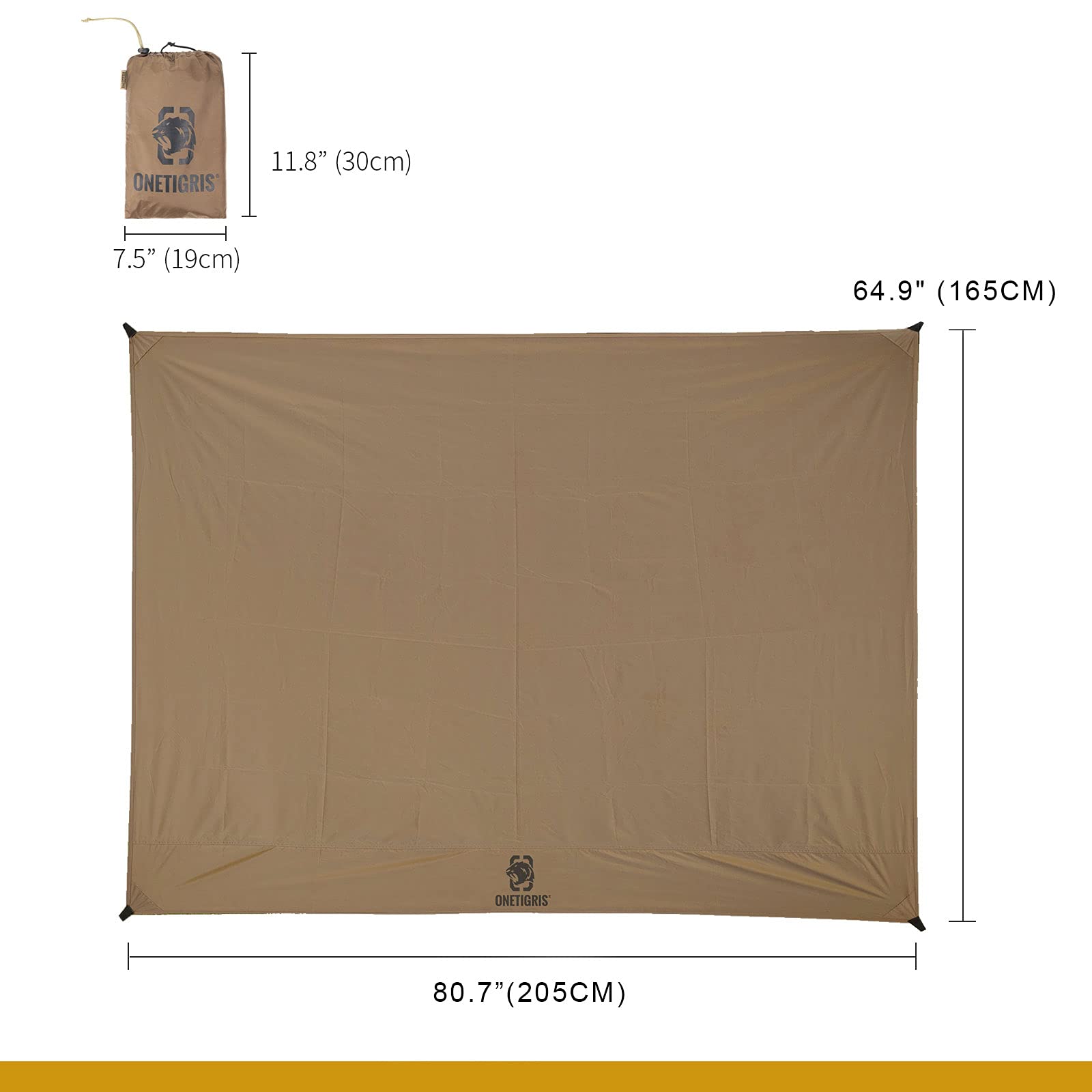 OneTigris ROCDOMUS 4-Season Hammock Hot Tent with Waterproof Footprint - Lightweight Camping Shelter for Backpacking, Hunting & Winter Outdoor Adventures