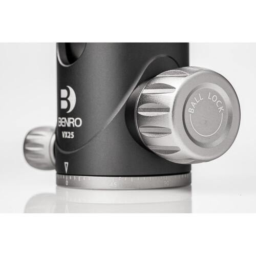 Benro VX25 Two Series Arca-Swiss Compatible Aluminum Ball Head for DSLR Cameras - Perfect for Landscape, Portrait & Travel Photography