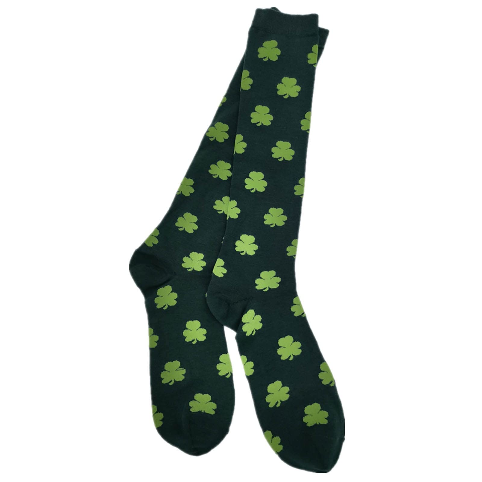 Funny St. Patrick's Day Socks for Women - Novelty Holiday Crew Socks with Shamrock Designs - Perfect for Irish Themed Parties & Gifts