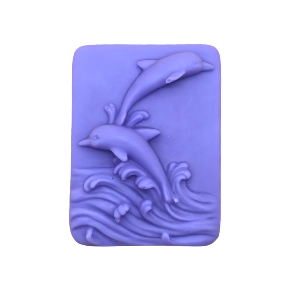 Two Whales Silicone Soap Molds for DIY Handmade Soap, Resin, Candles & Crafts - Reusable Baking Mold (1 Piece) - Perfect for Homemade Soap Making, Candle Crafting & Resin Art Projects