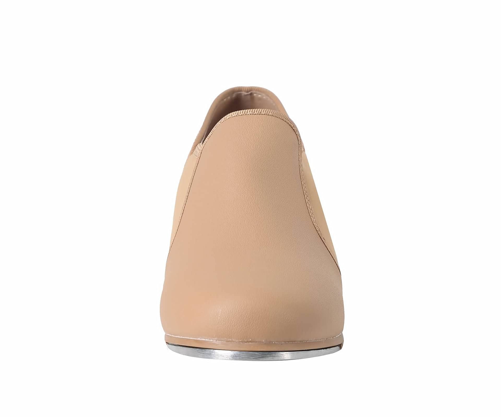 Dynadans Manmade Leather Slip-On Tap Dance Shoes for Women & Men - Perfect for Ballroom, Jazz, and Tap Dance Performances