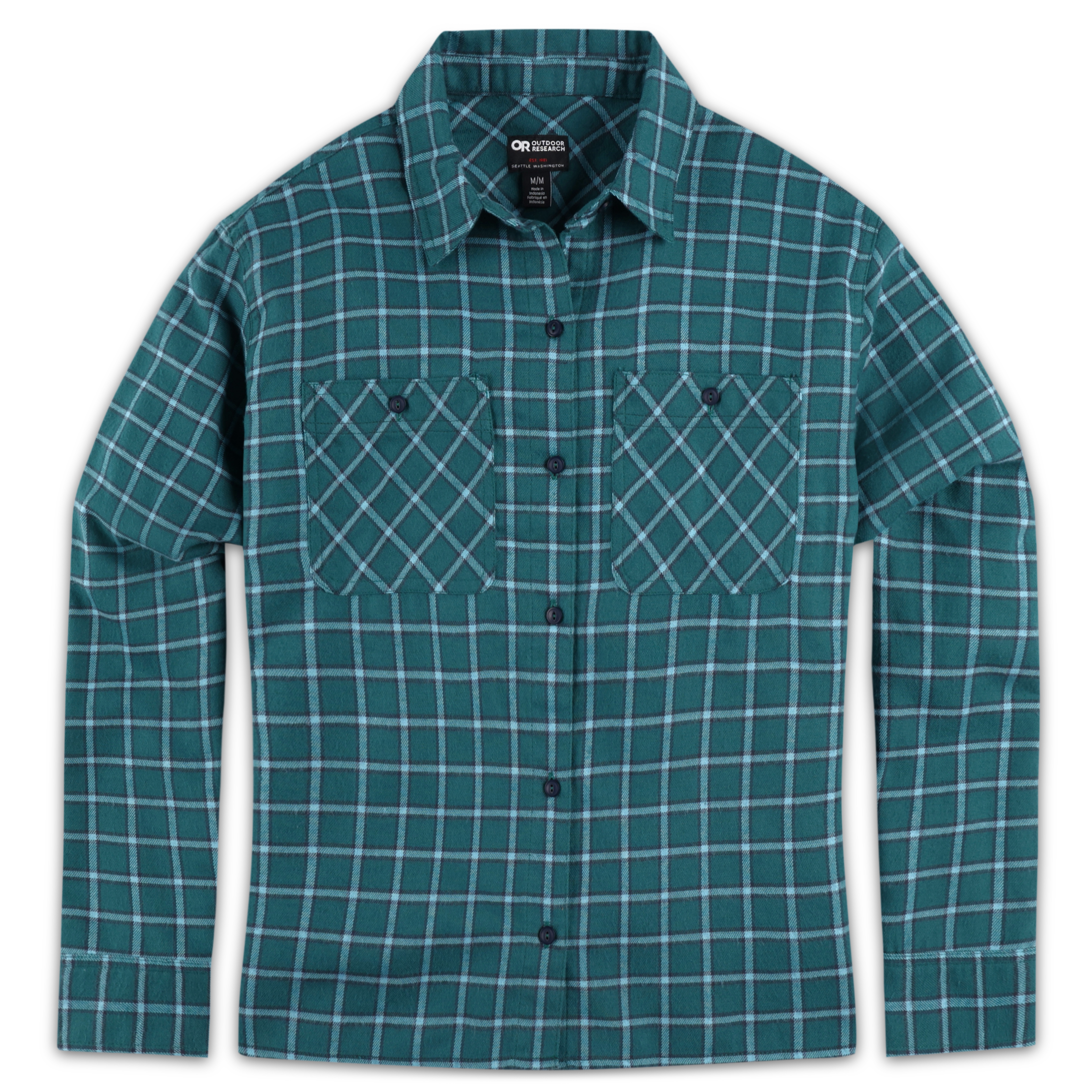 Women's Lightweight Flannel Shirt - Soft Plaid Button-Up Shirt for Women - Casual & Comfortable Fall Winter Shirt - Perfect for Outdoor Activities, Camping and Layering