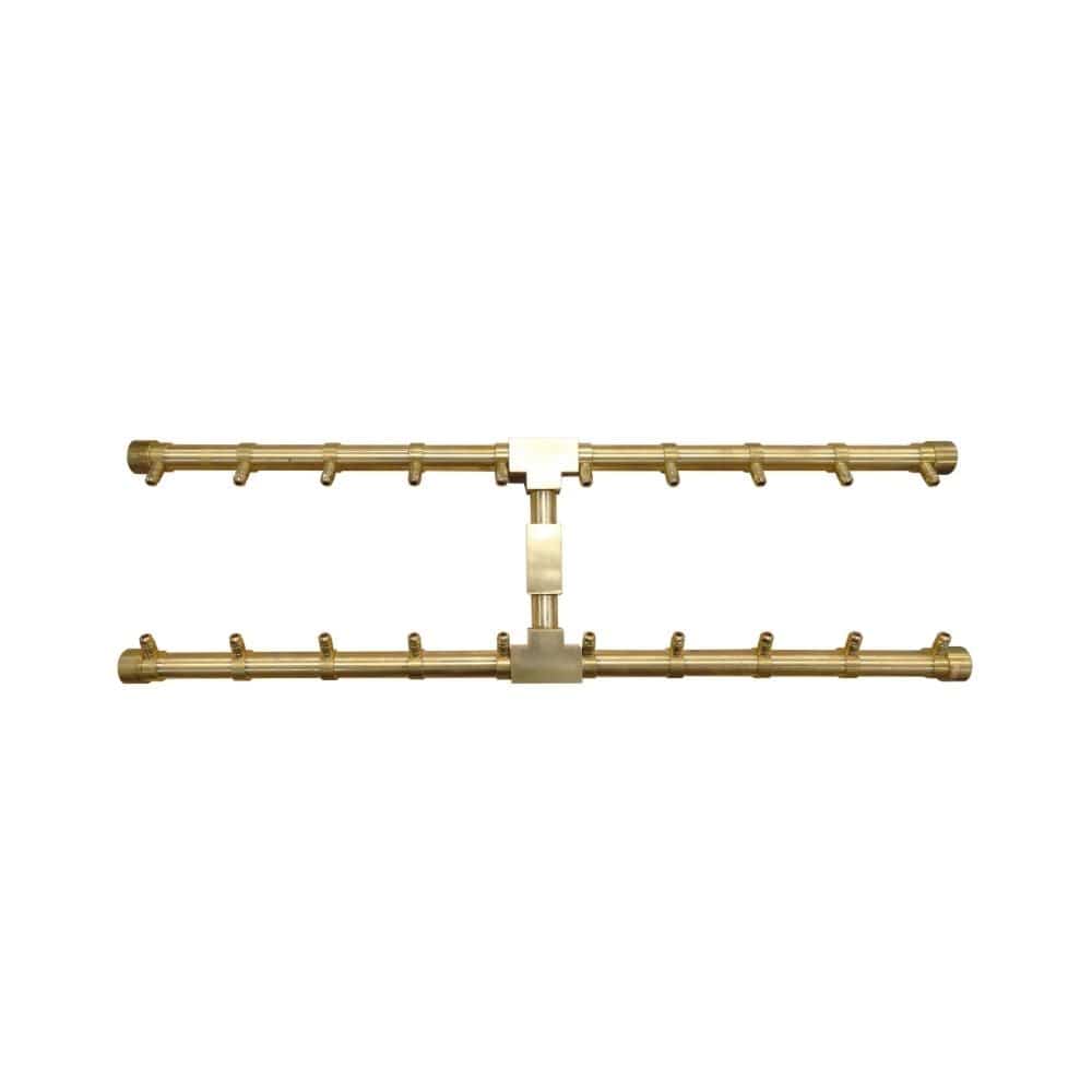 Firegear Pro Series H Burners - High-Performance Brass Gas Burner for Outdoor Cooking, Camping & Backyard BBQs