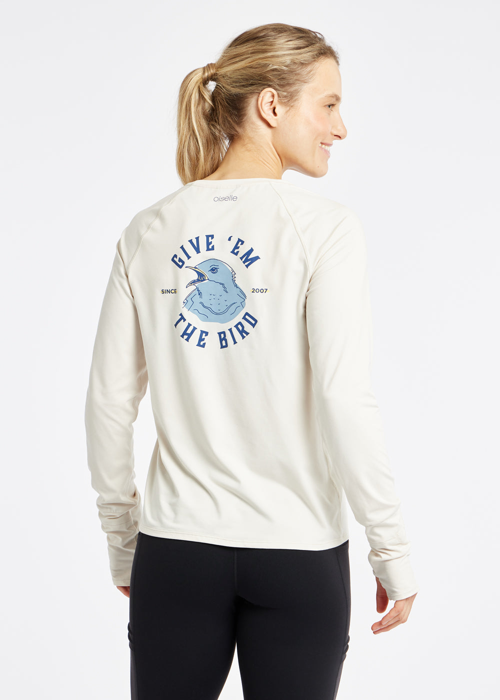 Essential Bird Long Sleeve T-Shirt for Women - Soft Cotton Comfort Fit Casual Top - Perfect for Everyday Wear, Outdoor Activities & Layering