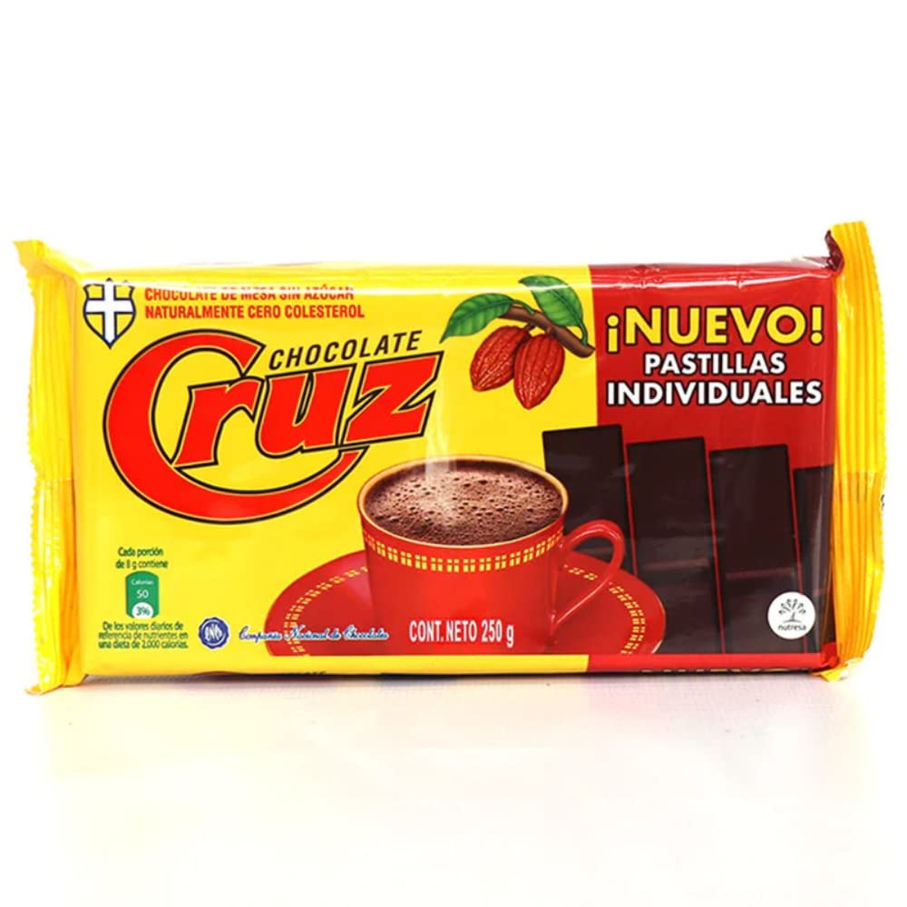 Premium Colombian Bitter Chocolate Bars (Pack of 3) - 8.8 Oz Sugar-Free Cocoa for Hot Drinks & Baking | Authentic Colombian Food Gift | Perfect for Coffee Lovers & Dessert Recipes
