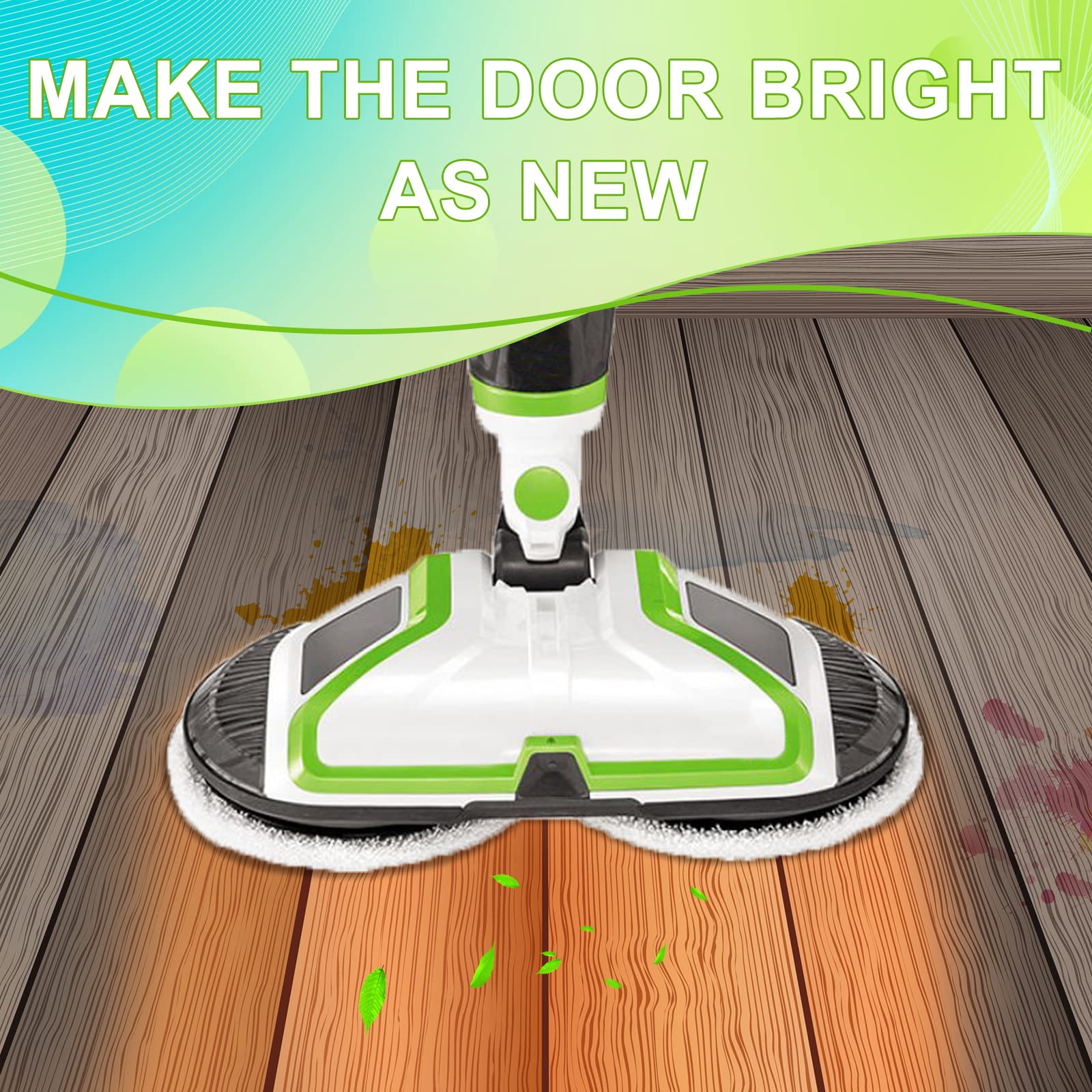 Bissell Spinwave Replacement Mop Pads - 2 Scrubby & 4 Soft Pads Kit Compatible with Models 2039, 2039A, 2039Q, 2039T, 2039W, 20391, 20395, 20399, 2307, 23157, 2315A - Perfect for Hardwood Floors, Tile & Laminate Cleaning