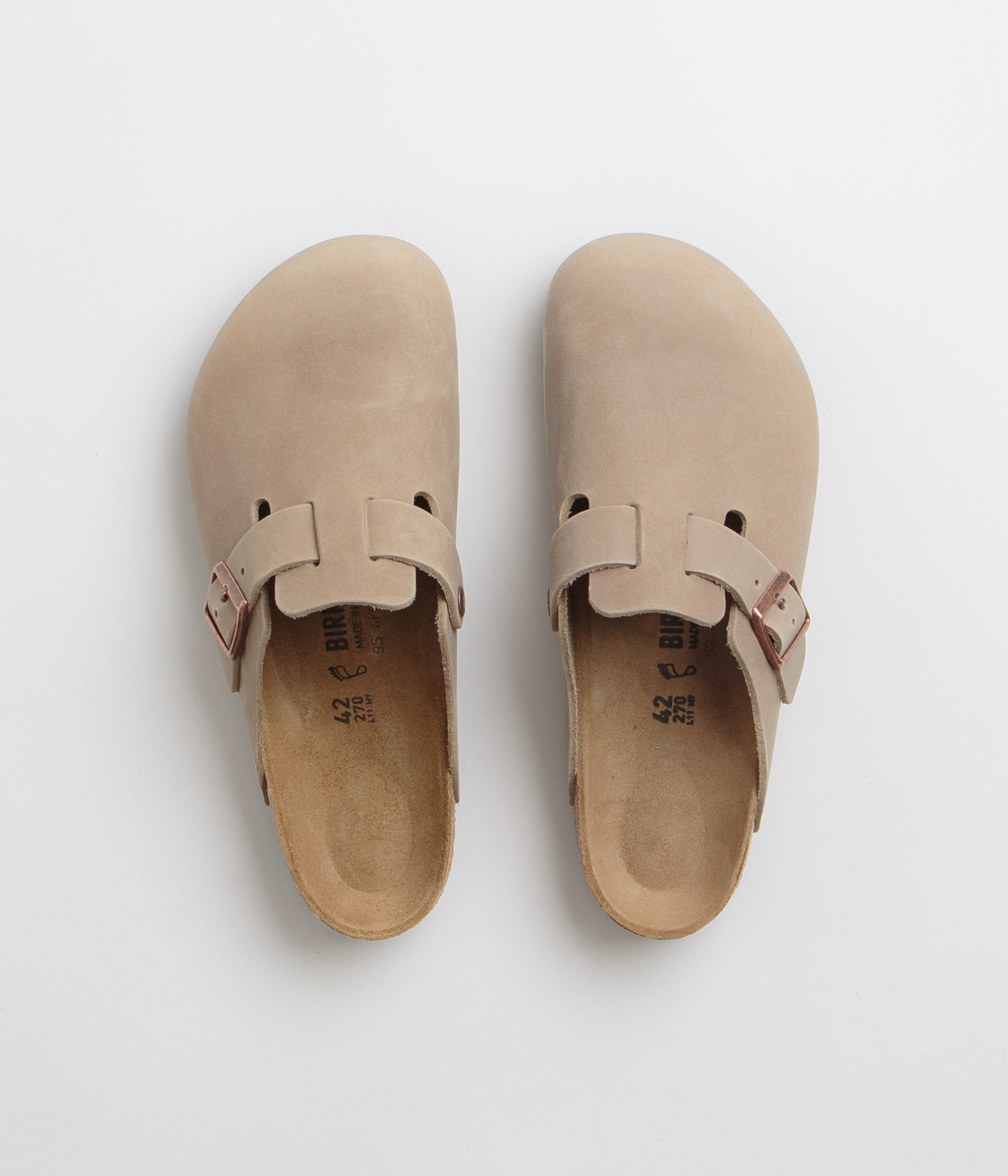 Birkenstock Boston Soft Footbed Clogs - Tobacco Brown | Comfortable Unisex Slides for Men & Women | Perfect for Home, Office & Casual Wear