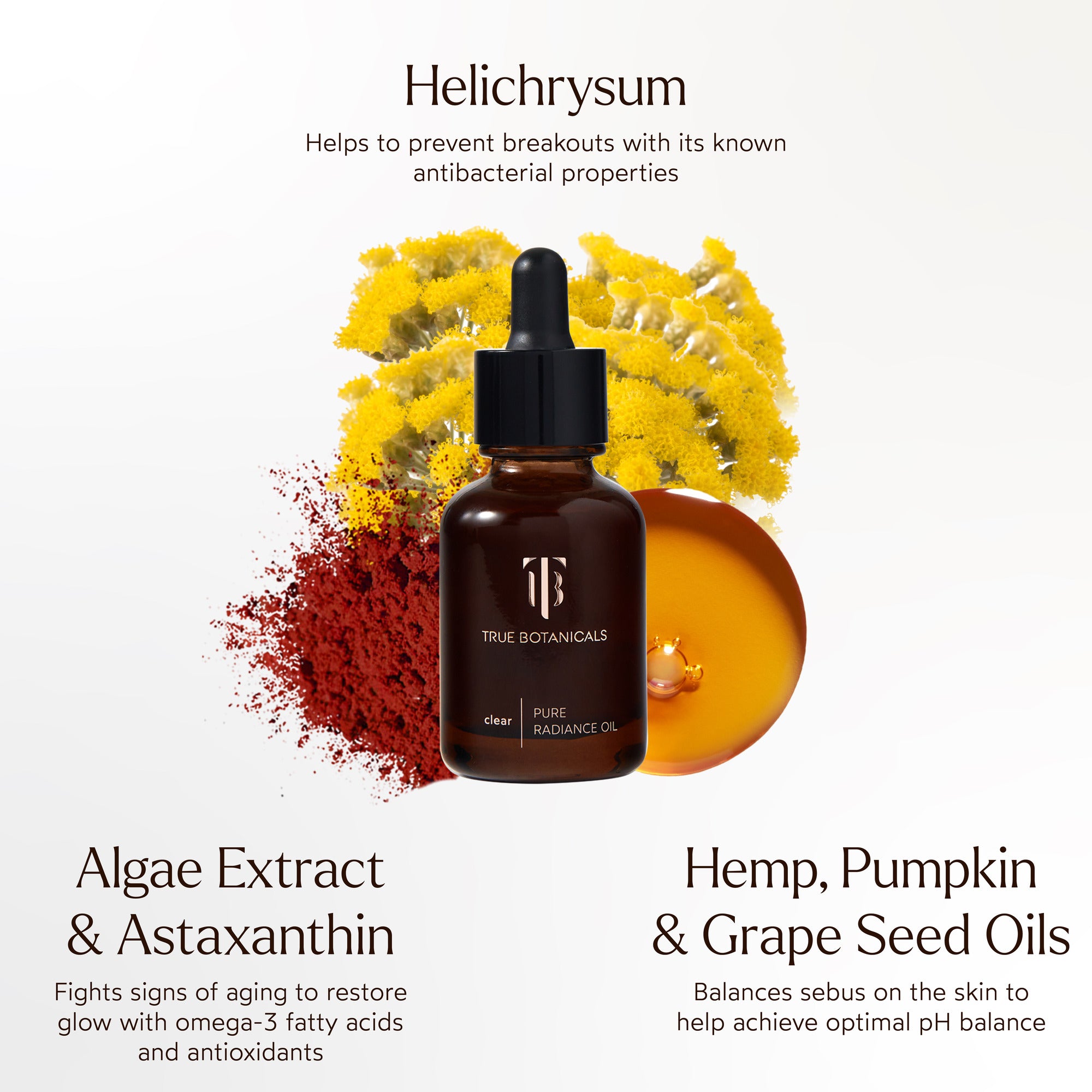 Pure Radiance Facial Oil for Glowing Skin - Hydrating & Brightening Treatment for Dry, Dull Skin - Day & Night Use for a Radiant Complexion - Perfect for Skincare Routine & Makeup Prep