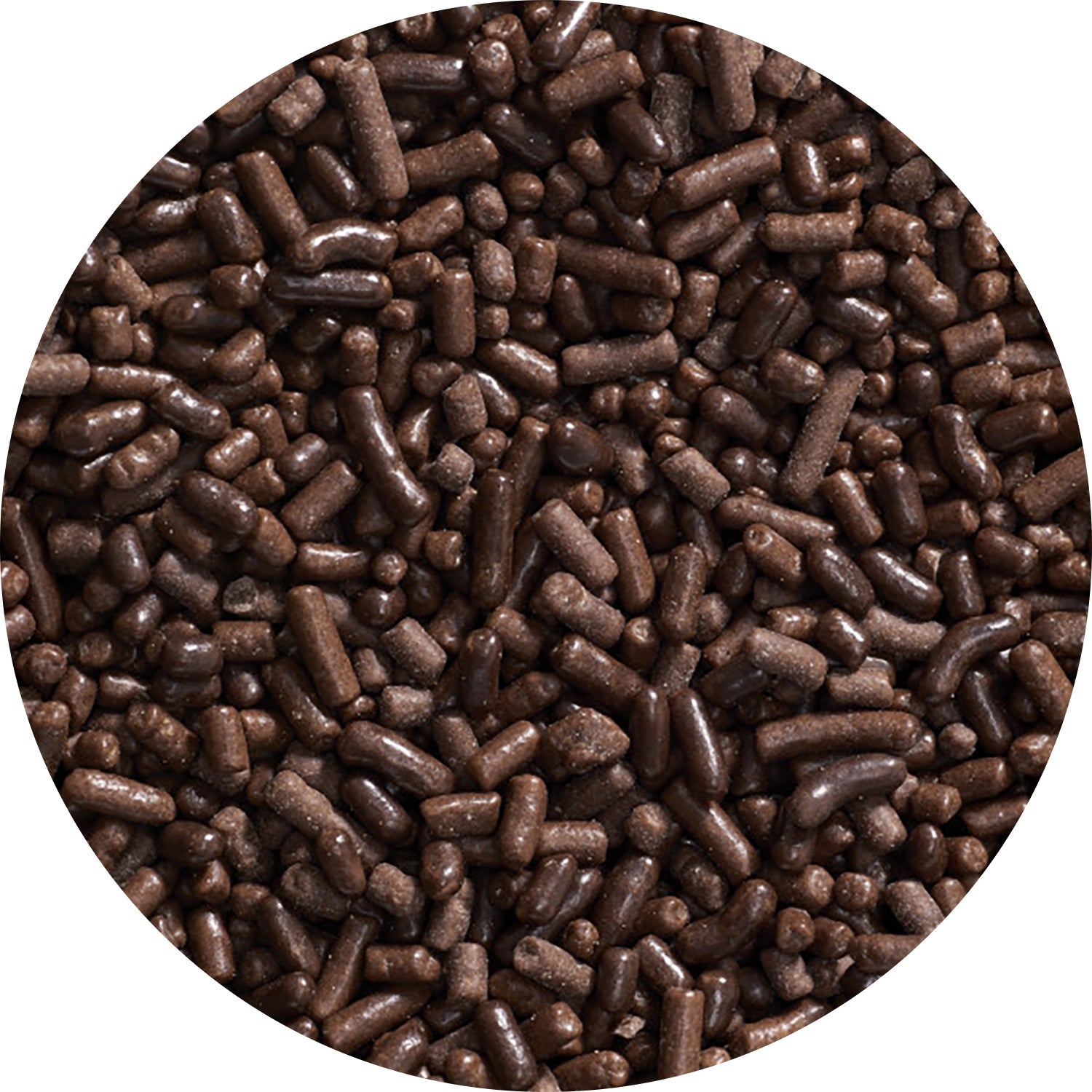 DecoPac Chocolate Medium Sprinkles - 6lb Bulk Case for Baking, Cupcake Decorating & Dessert Topping