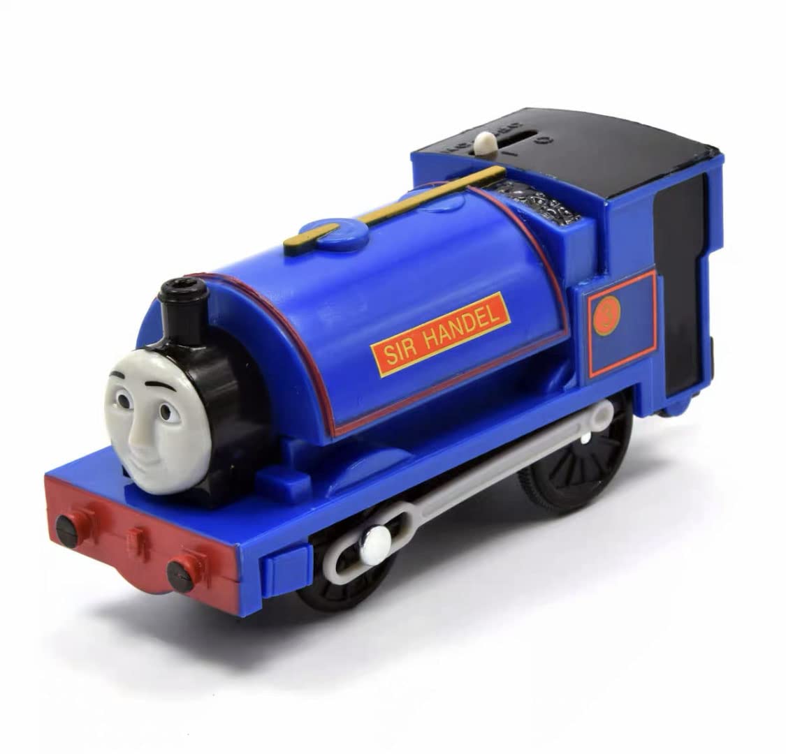 Battery-Powered Motorized Green Henry Train Engine Toy Set for Kids Ages 3-8 - STEM Learning Toy for Boys & Girls with SIR Handel - Perfect for Birthday Gifts, Playroom Decor & Early Childhood Development