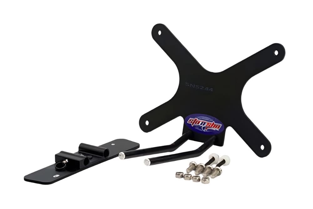 STO N SHO Front License Plate Bracket for 2020-2025 Porsche Taycan (SNS244) - No Drill Installation, Durable Car Accessory for Street Parking & Car Shows