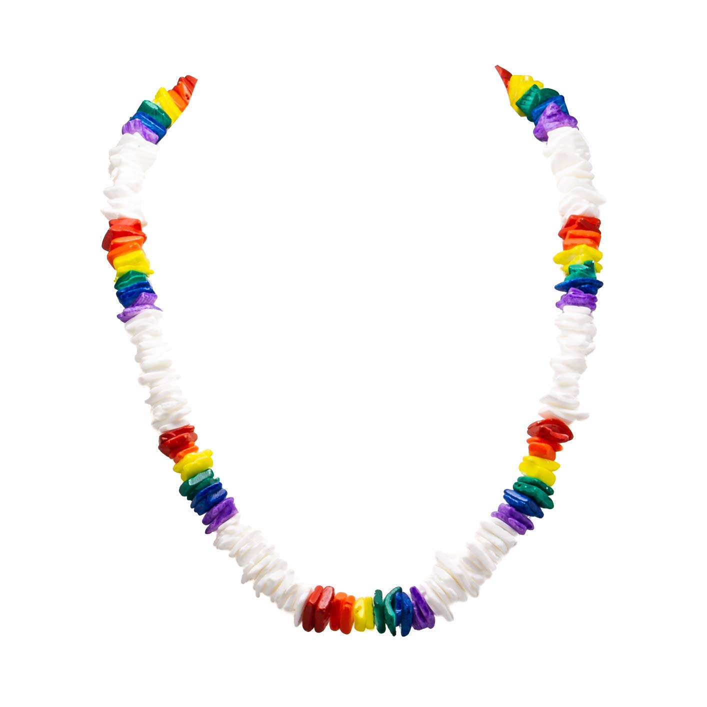 BlueRica Puka Shell Chips Necklace & Anklet Set - Natural Beach Jewelry for Women, Boho Style Shell Beads Accessories | Perfect for Summer Vacation, Beach Party, and Festival Outfits