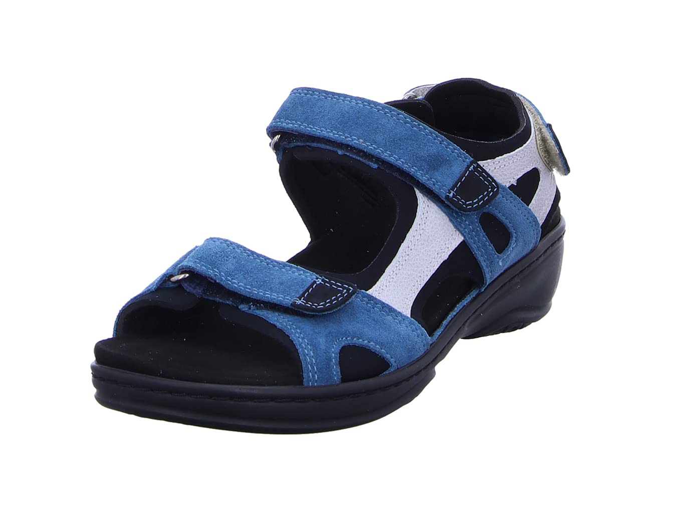 Fidelio Women's Adjustable Performance Sandals 445007 - Comfortable Walking & Hiking Sandals for Outdoor Activities, Travel, and Casual Wear (Jeans Blue)