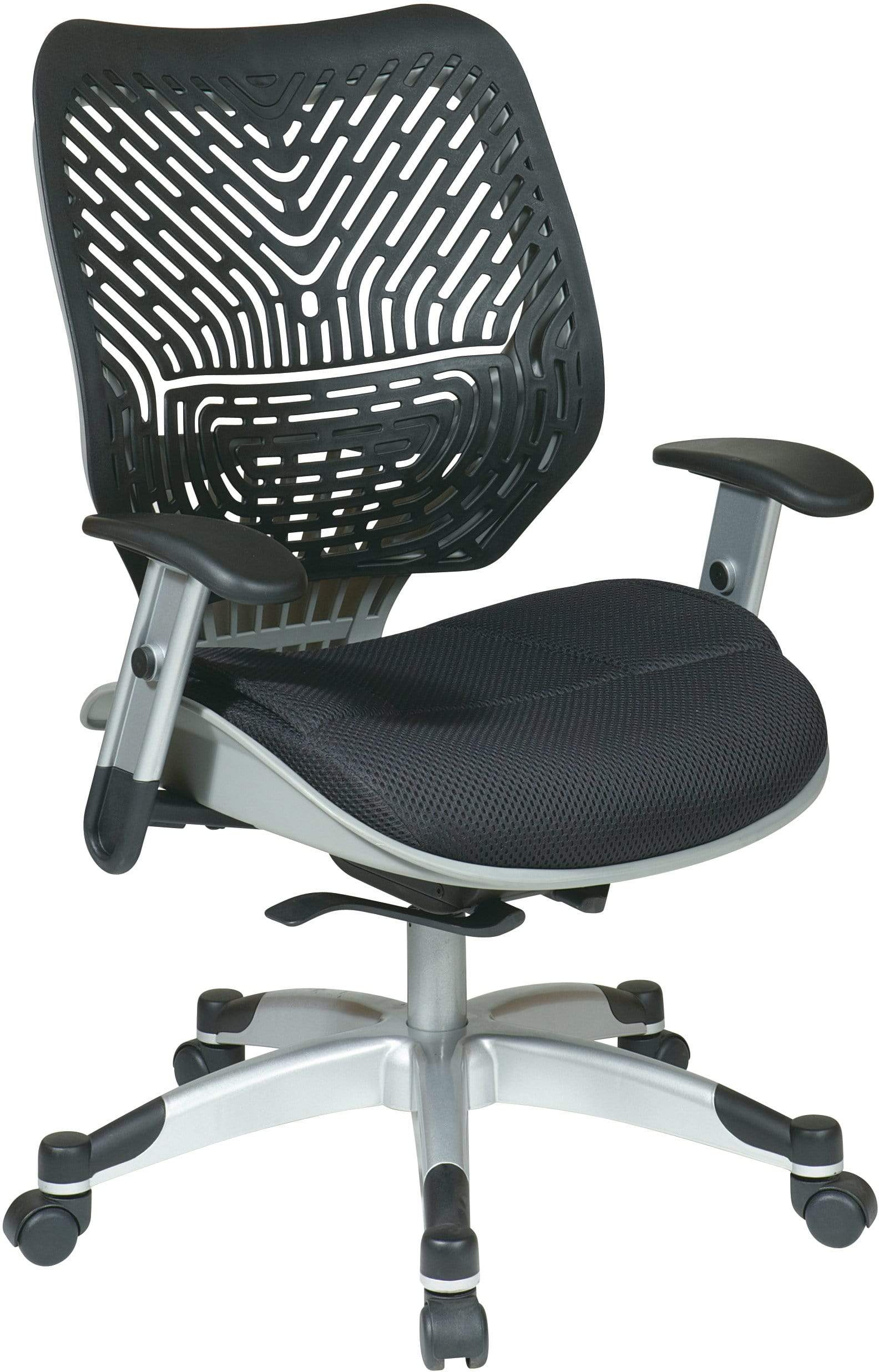 Space Seating® Self-Adjusting Raven SpaceFlex® Mesh Managers Chair [86 M33C625R] - Ergonomic Office Chair for Home & Business Workspaces, Perfect for Long Hours at Desk