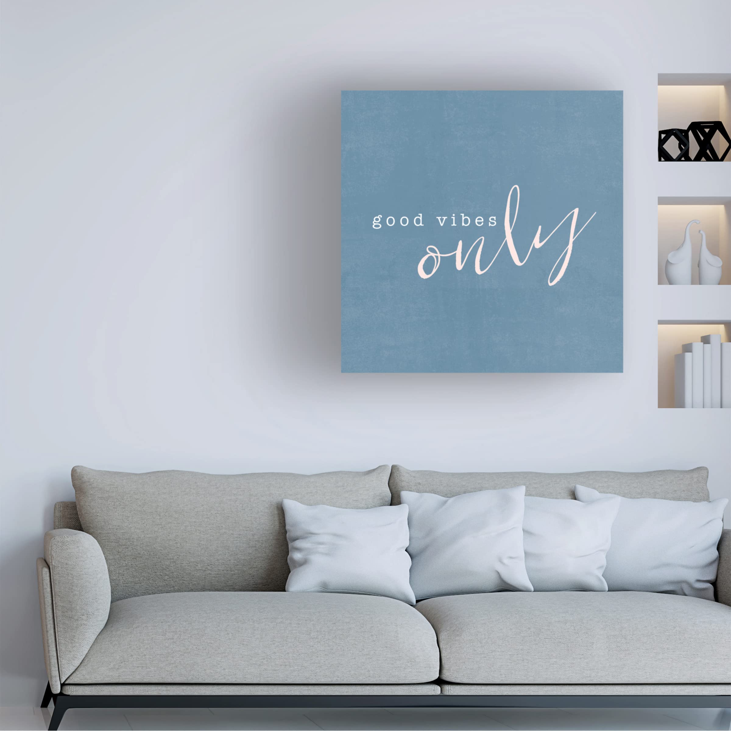 Trademark Fine Art 'Feeling Good II' Canvas Wall Art by Wild Apple Portfolio - Modern Home Decor for Living Room, Bedroom & Office