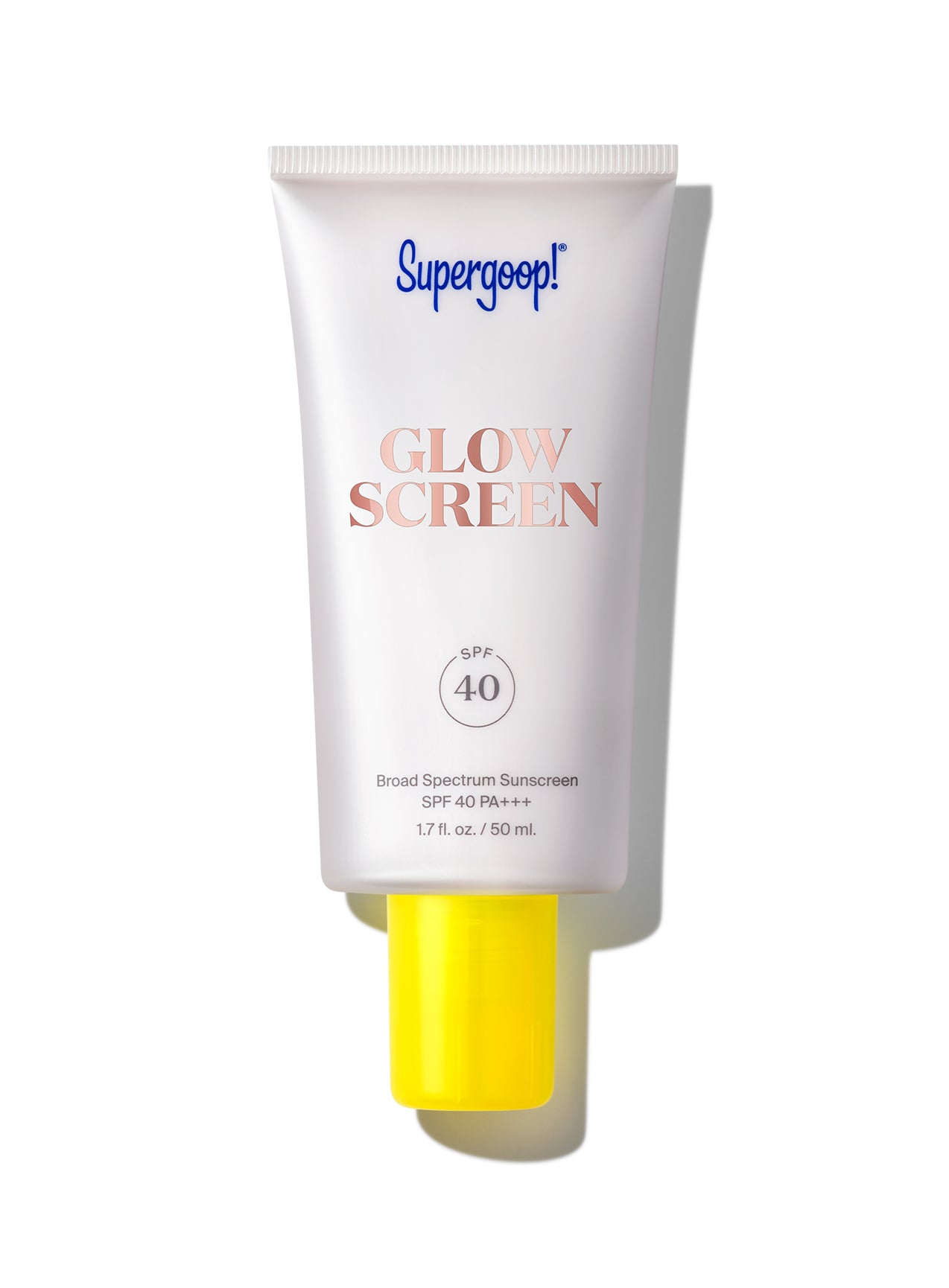 Supergoop! Glowscreen SPF 40 Sunscreen with Hydrating Hyaluronic Acid & Vitamin B5 - Daily Face Moisturizer for a Radiant Glow - Perfect for Beach Days & Makeup Primer