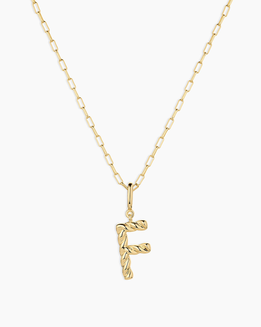 Crew Alphabet Statement Charm Necklace - Personalized Initial Necklace for Women, Trendy Layered Jewelry Gift for Her - Perfect for Birthdays, Anniversaries & Everyday Wear