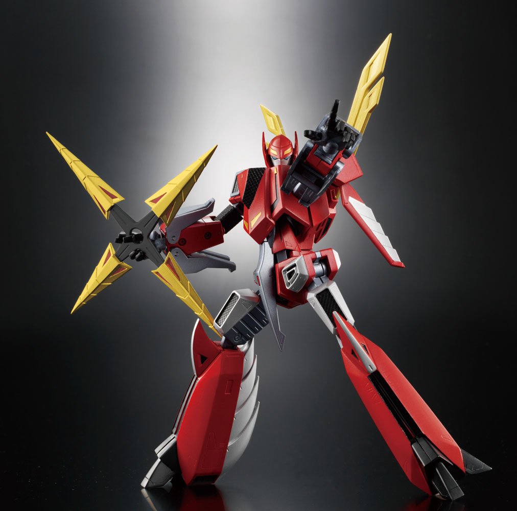 BANDAI GX-55 Tobikage & Houraioh Action Figure - Collectible Robot Toy for Anime Fans | Perfect for Display, Gifts, and Anime Collections
