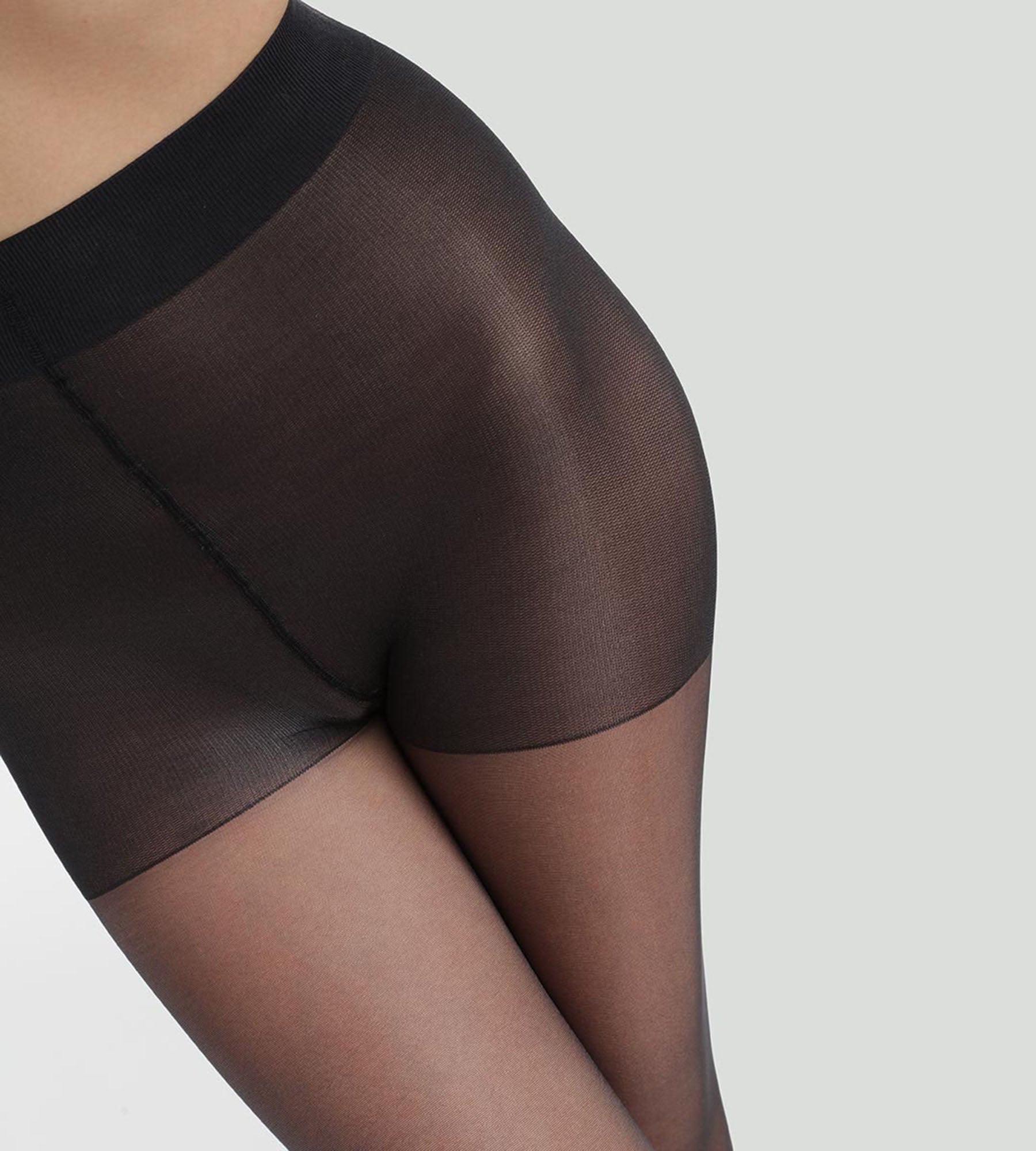 Black 22D Shaping Tights - Slimming & Comfortable Sheer Pantyhose for Women | Perfect for Work, Parties & Everyday Wear