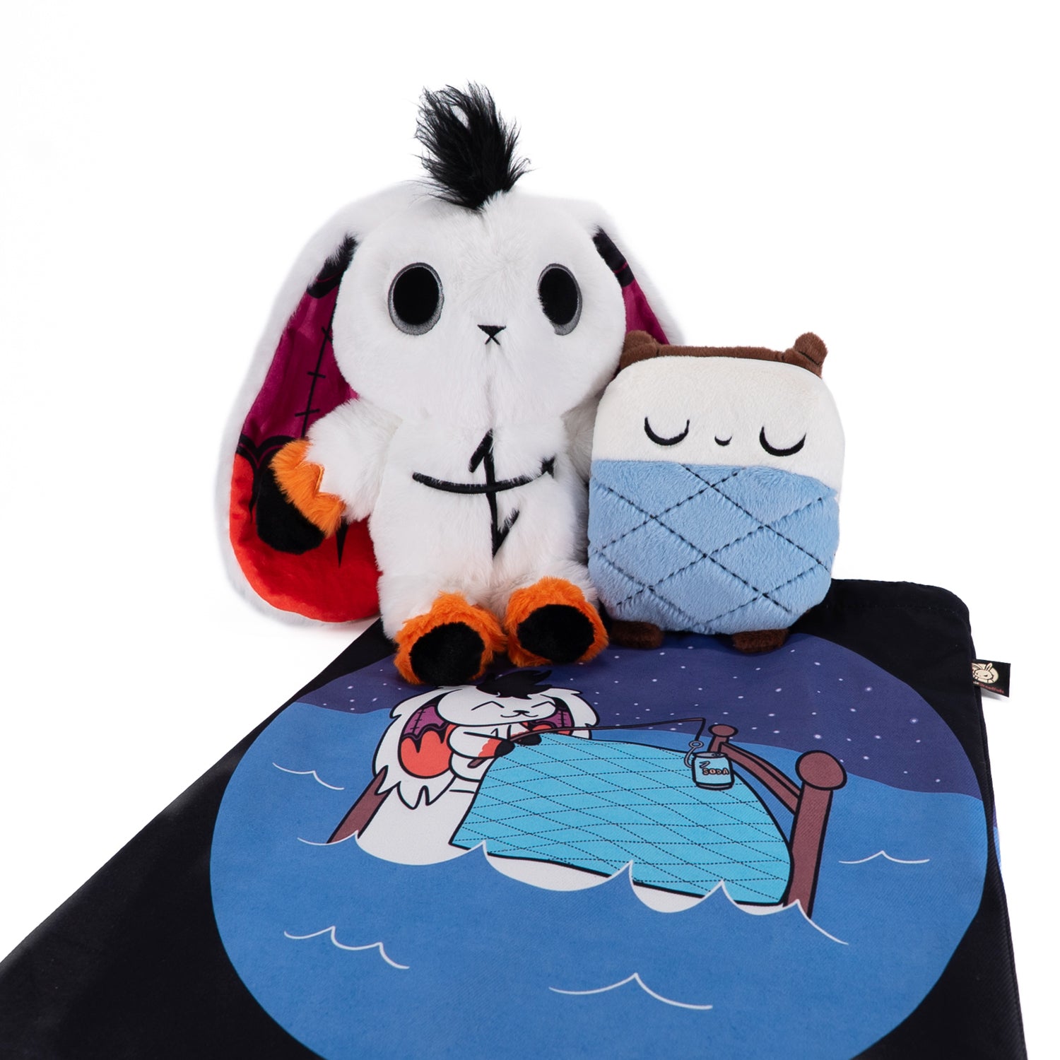 Plushie Dreadfuls Bed Rot Bunny - Soft Stuffed Animal Toy for Kids, Cute Plush Bunny for Bedroom Decor, Sleep Companion & Stress Relief Gift