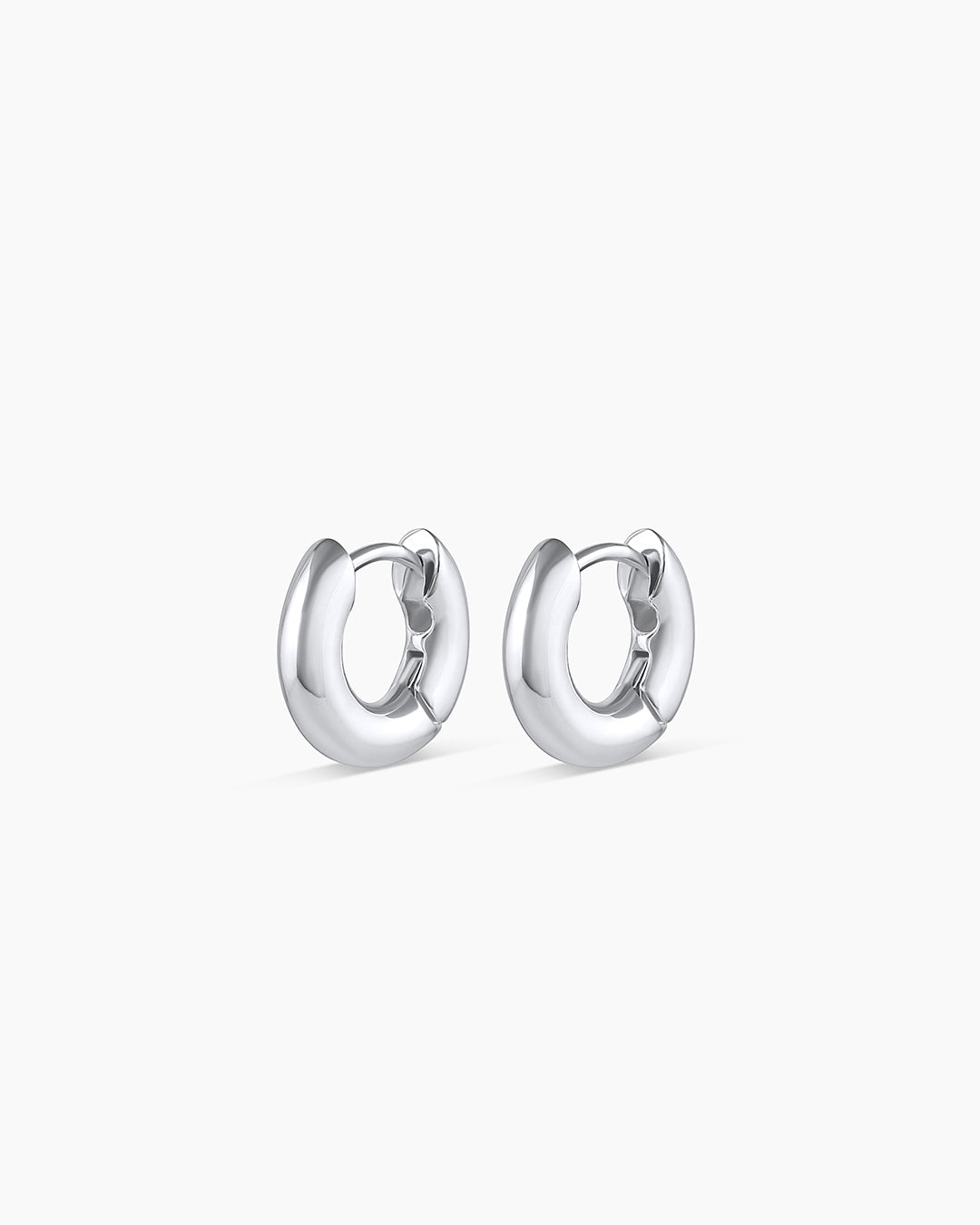 Luxury Gold Huggie Hoop Earrings for Women - 14K Gold Plated Small Hoops - Minimalist Everyday Earrings for Work, Party & Gifting