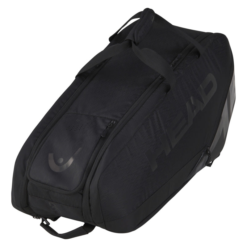 Head Pro X Legend Large 9 Racquet Tennis Bag - Black | Premium Tennis Gear for Players & Coaches | Perfect for Tournaments, Practice & Travel