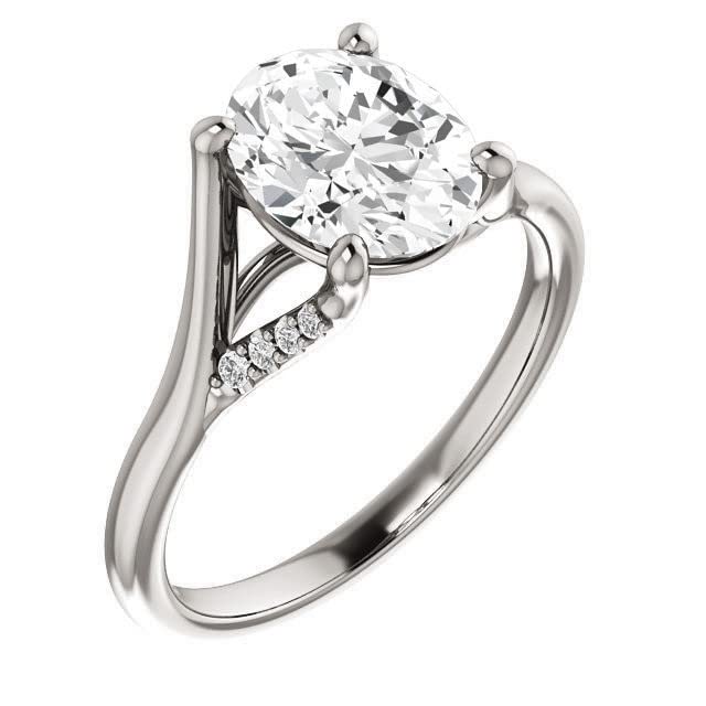 3 CT Oval Moissanite Engagement Ring Set for Women - VVS1 Colorless Wedding Bridal Ring, Diamond Alternative Promise Ring - Perfect for Proposals, Anniversaries & Special Occasions