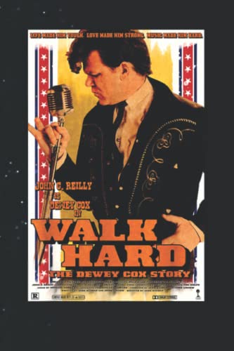 Walk Hard The Dewey Cox Story College Ruled Notebook - 6''x9'' Large Size - Perfect Gift for Students, Writers & Movie Fans - Great for School, Journaling & Collectors
