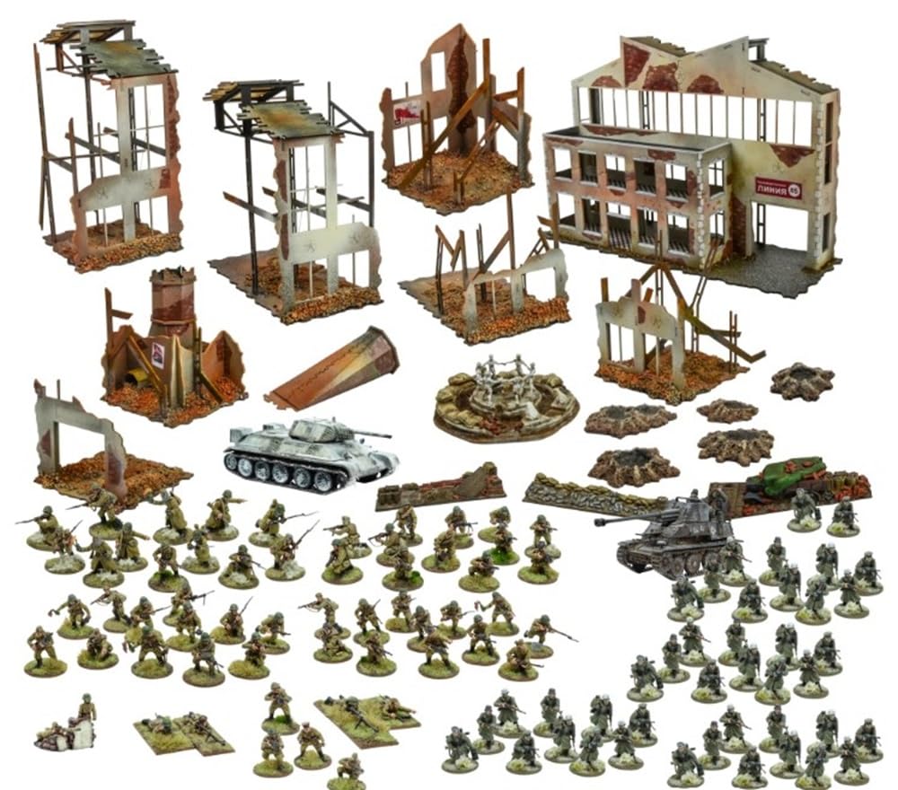 Warlord Games Bolt Action Stalingrad Battle-Set - WWII Historical Miniature Wargaming Starter Set for Tabletop Strategy Games | Perfect for War Game Enthusiasts & Collectors