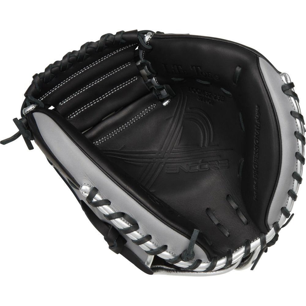 Encore 32 Catchers Baseball Glove - Professional Quality Leather Mitt for Youth & Adult Players - Perfect for Training, Games & Backyard Practice