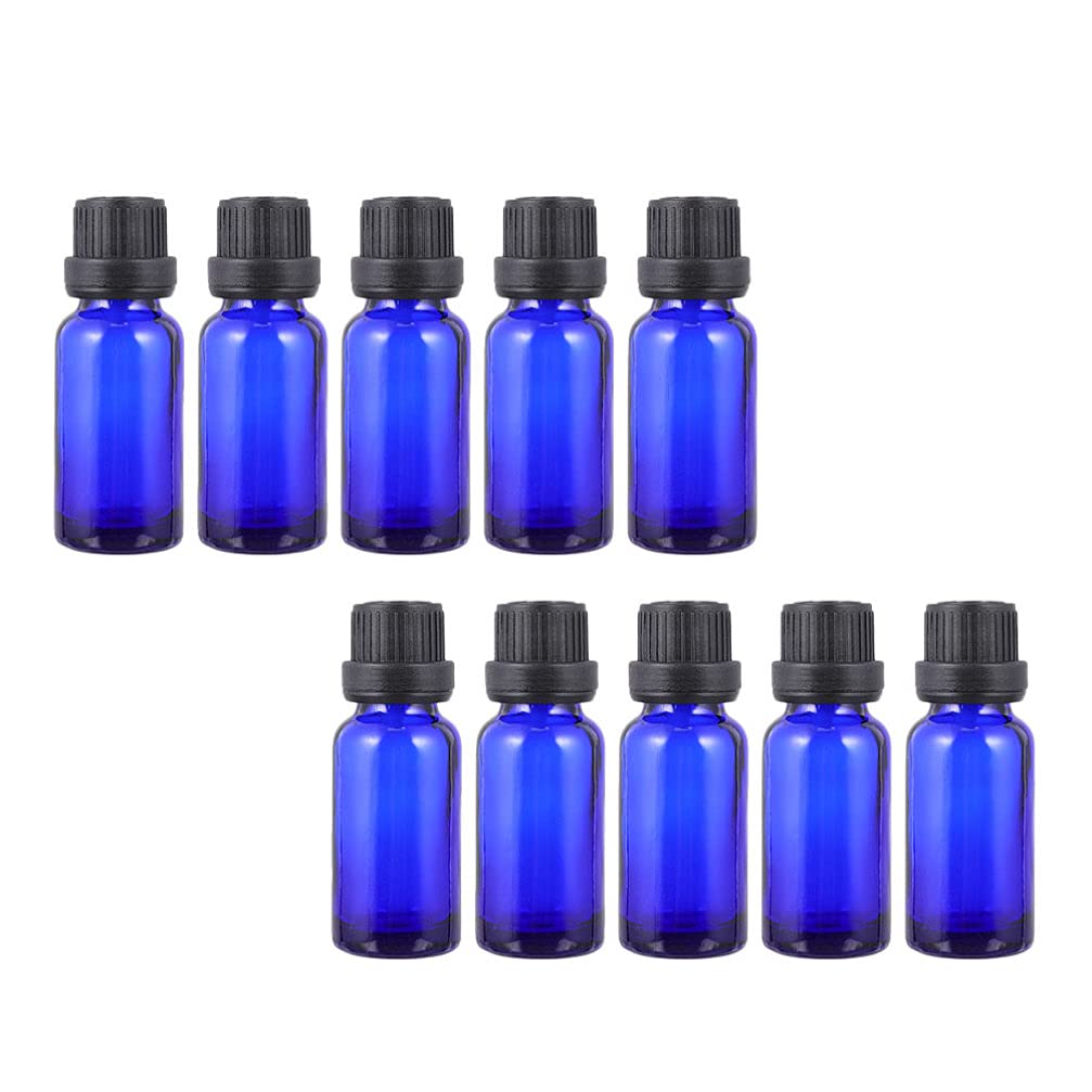 OSALADI 12-Piece 15ml Amber Glass Essential Oil Bottles with Euro Dropper Caps - Perfect for Storing Essential Oils, Perfumes & DIY Aromatherapy Blends | Ideal for Travel, Home Use & Gift Giving