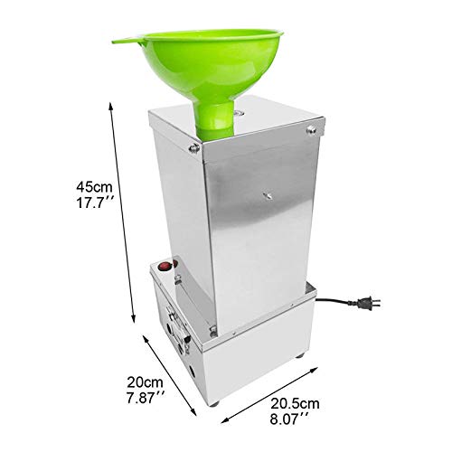110V Commercial Garlic Peeling Machine - Electric Stainless Steel Garlic Peeler with 25kg/h Speed - Automatic Garlic Skin Remover for Restaurants, BBQ Shops, Hotels & Canteens - Perfect for Bulk Food Prep & Commercial Kitchens